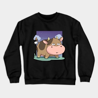 Coffee Cow Crewneck Sweatshirt